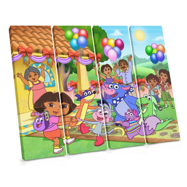 Toile Dora l'Exploratrice pour Chambre d'Enfant