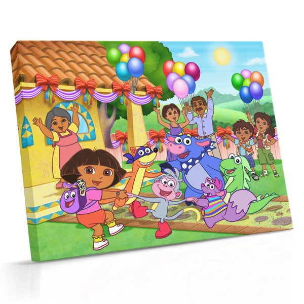 Lienzo de Dora la Exploradora para Habitación Infantil