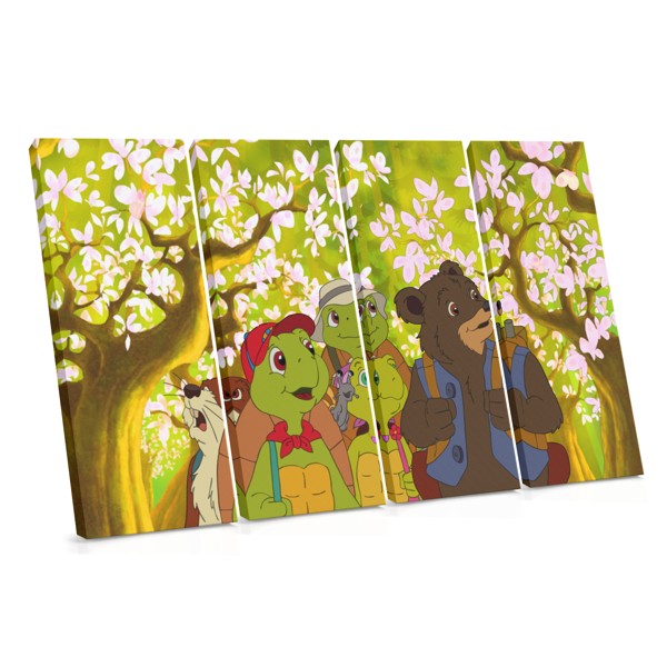 Impression sur Toile Scène Animée de la Jungle