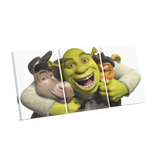 Shrek a přátelé - plátěný tisk