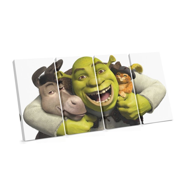 Shrek og Venner Animeret Lærredsprint