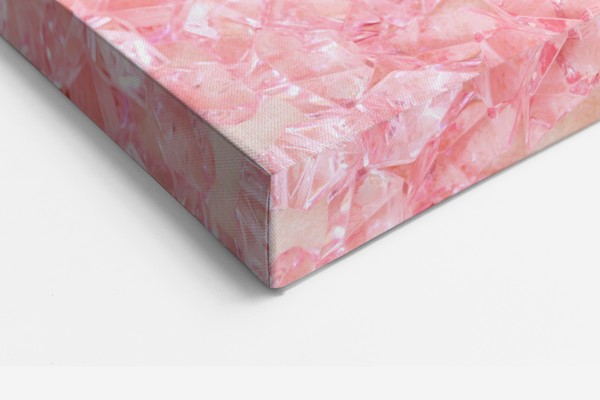 Tablou Canvas Unghii Roz Bubble Gum - pe perete într-un interior