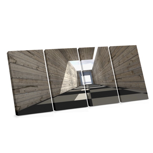 Stampa su Tela Architettura Geometrica
