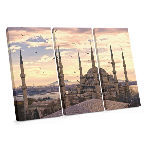 Sultan Ahmed Mosque Istanbul Lærredstryk