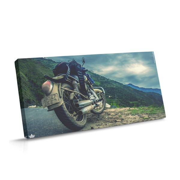 Motoristična Pot Tiskana na Platnu