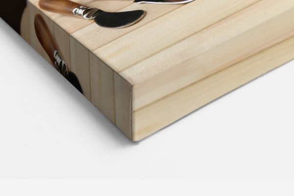 Tablou Canvas Natură Moartă cu Brânză - pe perete într-un interior