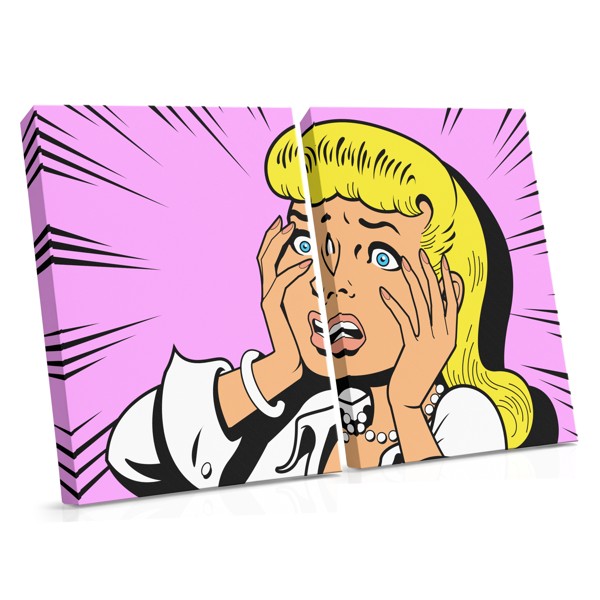 Pop Art Surprise Platno Tisk