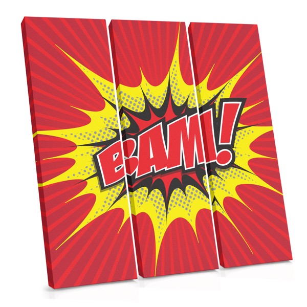 Lienzo Pop Art BAM! Cómic