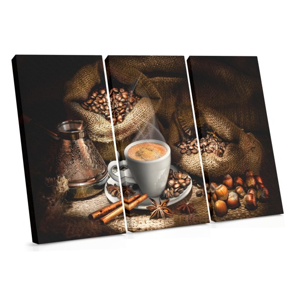 Lienzo Taza de Café con Vapor