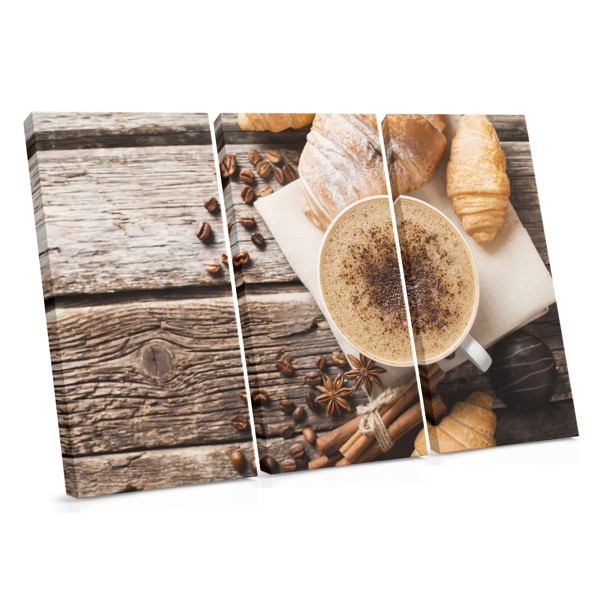 Coffee & Breakfast Still Life Canvas Print