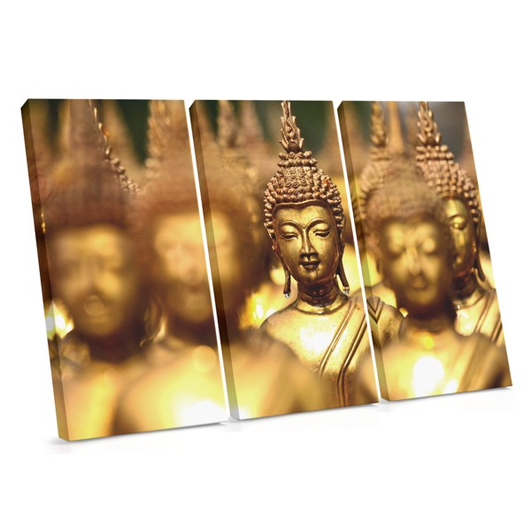 Arany Buddha szobor vászonnyomat