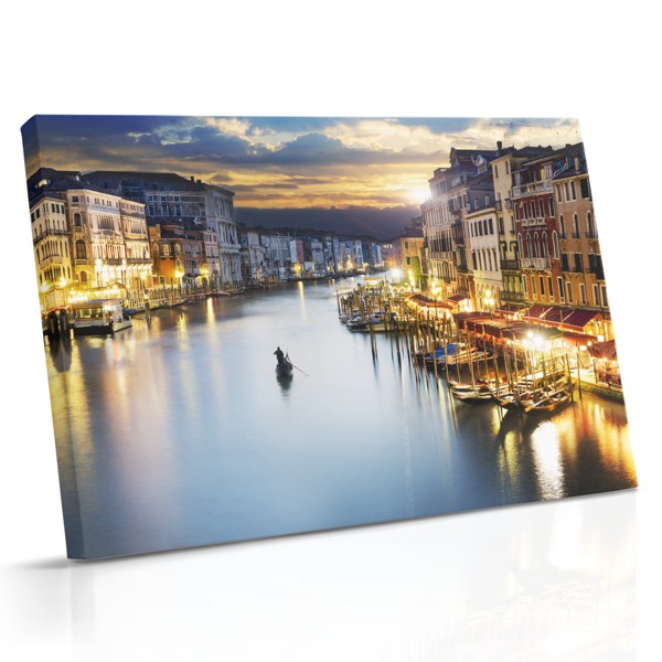 Stad aan het Water Canvas Print
