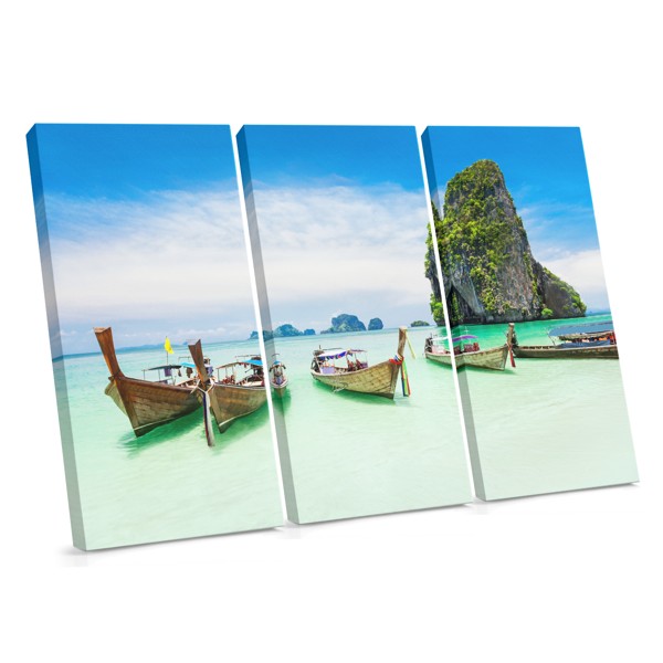 Veneet Turkoosissa Heijastuksissa Canvas Print