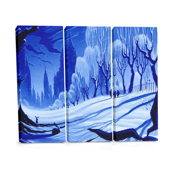 Tablou Canvas Plimbare Invernală prin Oraș