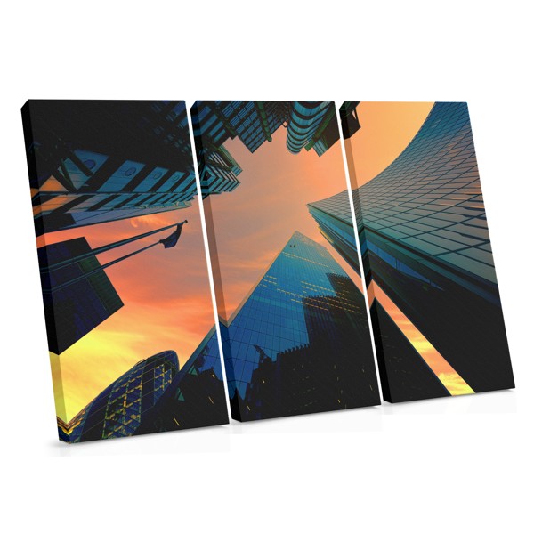 Arhitectura Londrei la Apus Canvas Print