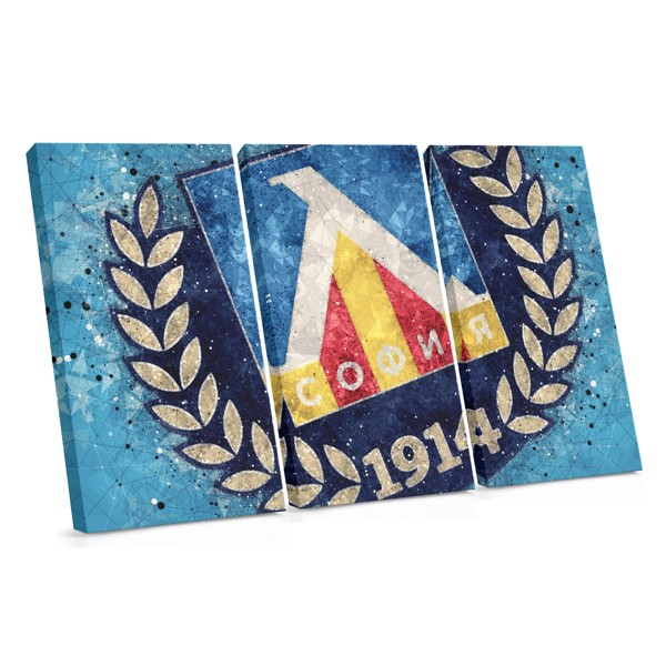 Levski Sofia Stadium Canvas Print - Modrá a bílá pocta