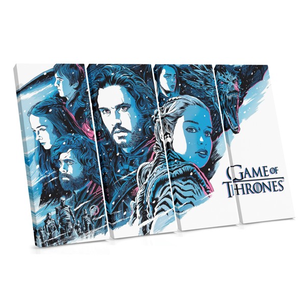 Game of Thrones Jerntronen lærredstryk