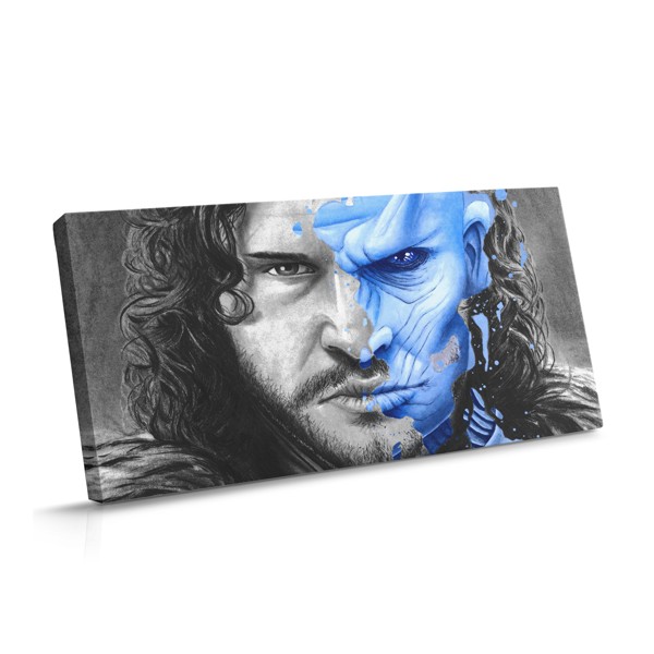 Game of Thrones - fantastični zmaj, tisak na platnu
