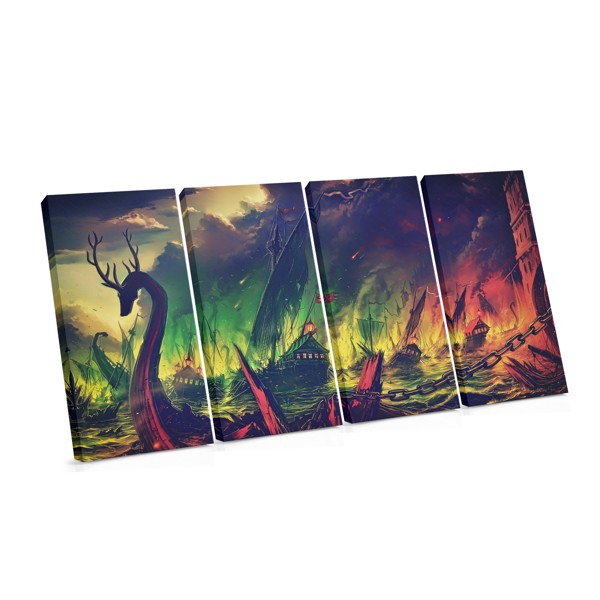 Lienzo Juego de Tronos Dragón Fantasía
