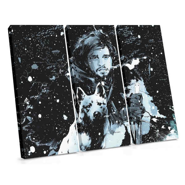 Game of Thrones Fantasy Castle Canvas Print