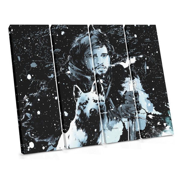 Game of Thrones Fantasy Castle Canvas Print