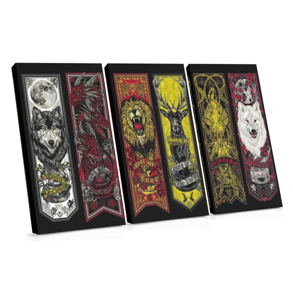 Game of Thrones Dragon Silhouette Canvas Print