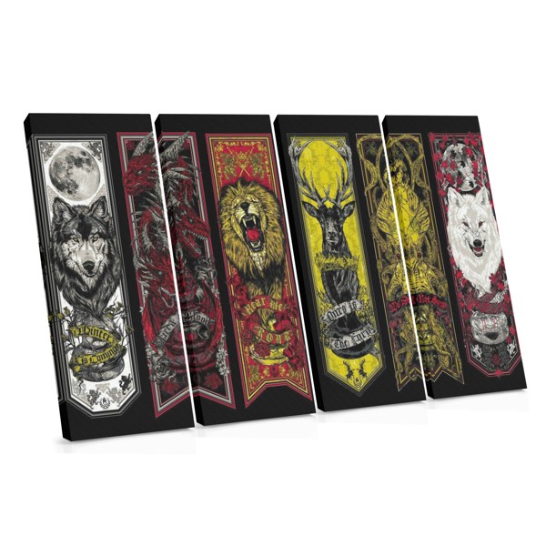 Game of Thrones Dragon Silhouette Canvas Print
