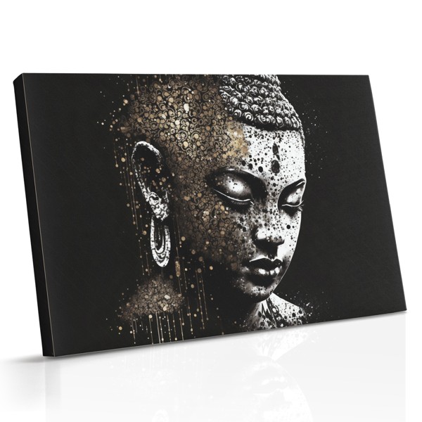 Buddha Meditatsioon Kanvaspilt - Soojad Maapigmendid