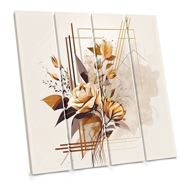 Delicaat Bloemenboeket Canvas Print