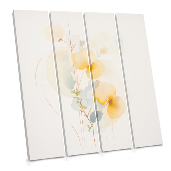 Zacht Roze Boeket Canvasprint